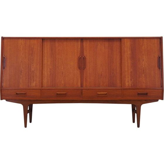 Image 1 of Buffet haut vintage en teck par Børge Seindal, 1960s