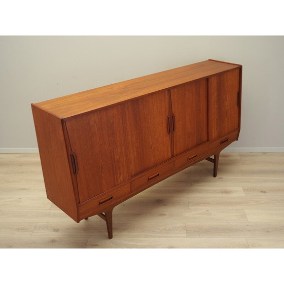 Image 1 of Buffet haut vintage en teck par Børge Seindal, 1960s
