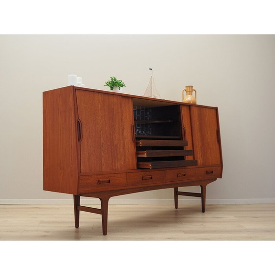 Image 1 of Buffet haut vintage en teck par Børge Seindal, 1960s