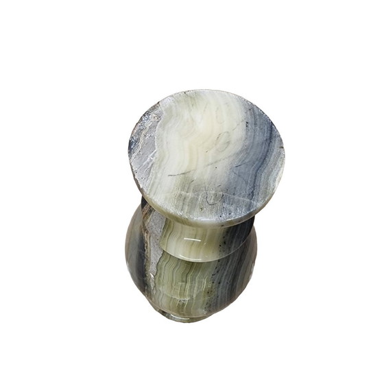 Image 1 of Vase vintage en marbre onyx