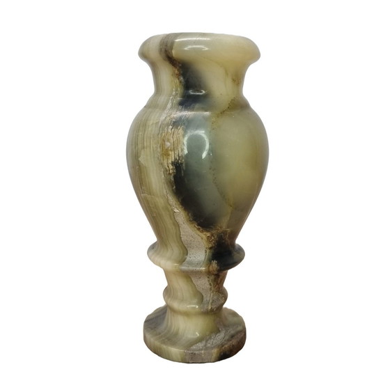 Image 1 of Vase vintage en marbre onyx