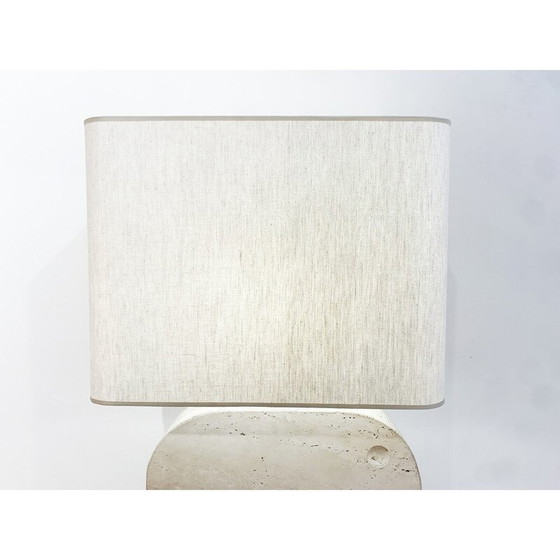 Image 1 of Lampe de table éléphant en travertin du Mid Century par Fratelli Mannelli pour Signa, Italie, années 1970