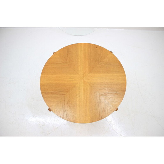 Image 1 of Table basse vintage en hêtre par Interier Praha, Tchécoslovaquie