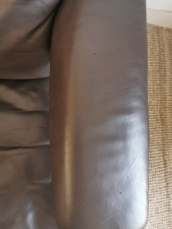 Image 1 of 2X Fauteuils 'Kangourou' De Sede Avec 1 Tabouret Par Hans Eichenberger
