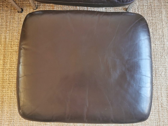 Image 1 of 2X Fauteuils 'Kangourou' De Sede Avec 1 Tabouret Par Hans Eichenberger