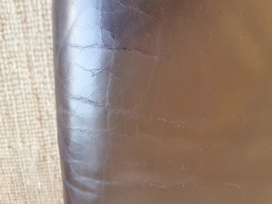 Image 1 of 2X Fauteuils 'Kangourou' De Sede Avec 1 Tabouret Par Hans Eichenberger