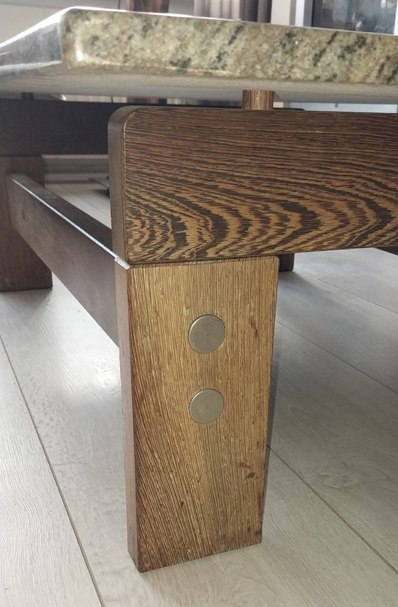 Image 1 of Table basse en marbre design italien des années 1960