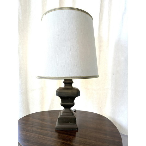 Image 1 of Lampe vintage en laiton massif, 1950-1960