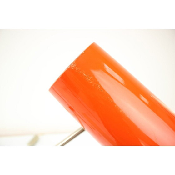 Image 1 of Lampe vintage en métal rouge, Allemagne 1970
