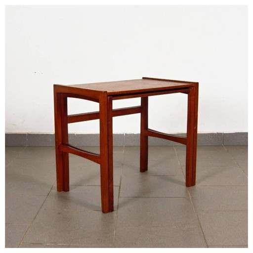 Vintage Ensemble de 2 tables gigognes vintage, Danemark - années 1960