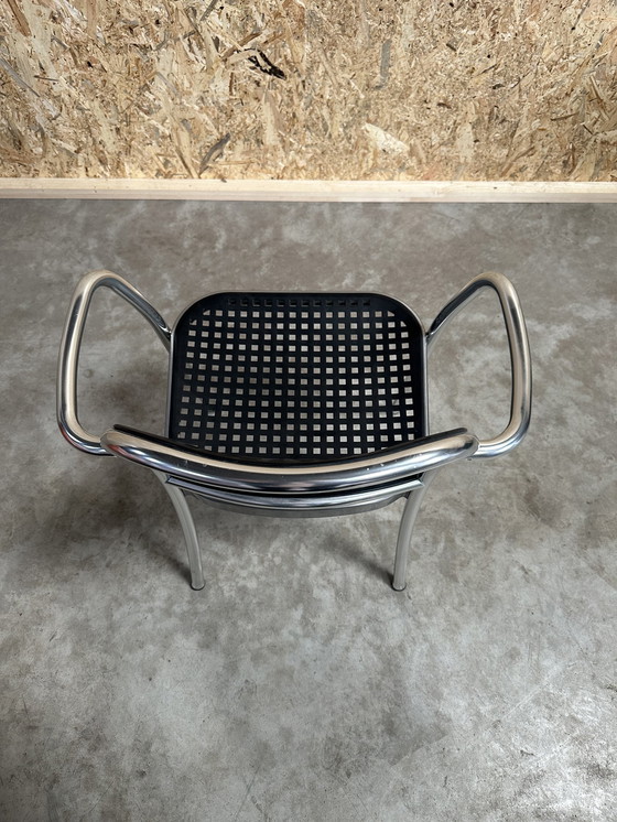 Image 1 of La chaise de cantine design Padova Silver