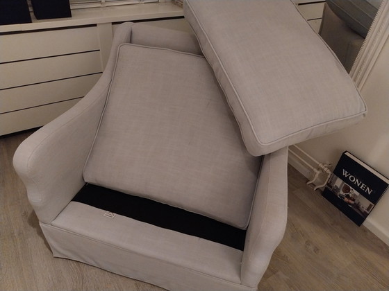 Image 1 of Chaise longue bleu clair en bon état.