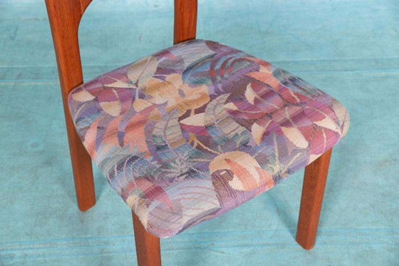 Image 1 of Japandi Chaises de salle à manger design danois 70s teck