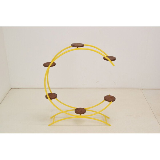 Image 1 of Porte-fleurs tubulaire vintage en métal laqué, tchèque 1960