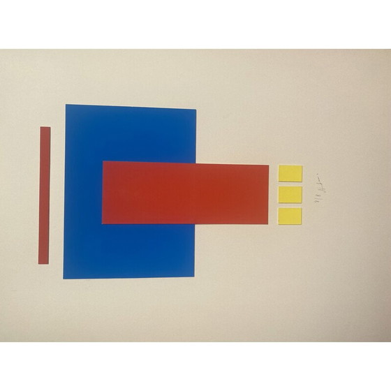 Image 1 of Composition géométrique vintage d'Albert Chubac