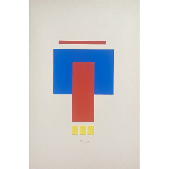 Image 1 of Composition géométrique vintage d'Albert Chubac