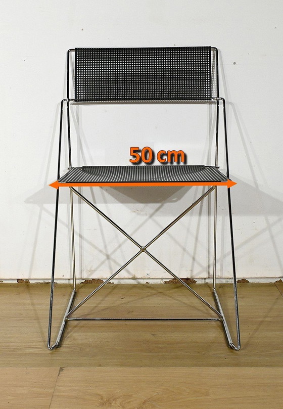 Image 1 of Suite De 5 Chaises Nuova X Line Omli Pour Magis, Par Niels Joergen Haugesen – 1980