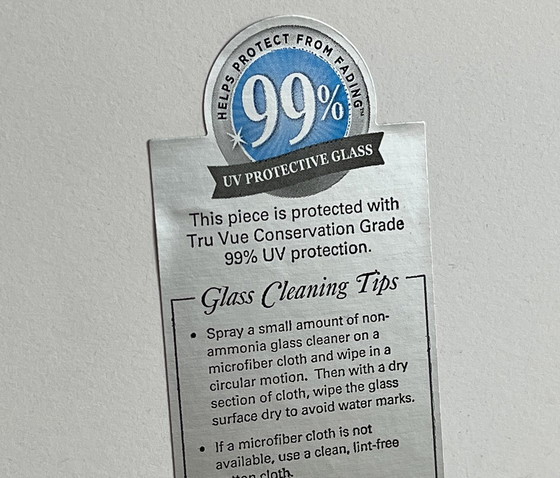 Image 1 of Magnifique sérigraphie de Nicholas Krushenick, encadrée et signée.