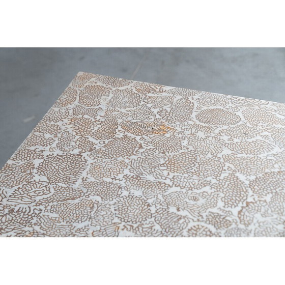 Image 1 of Table basse vintage Elite avec plateau en résine et termite, 1990