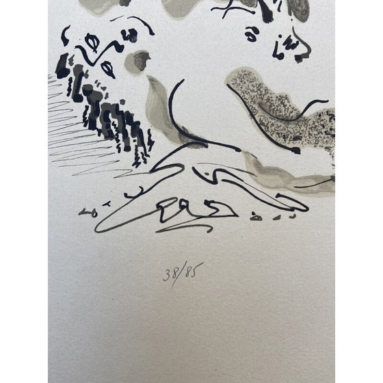 Image 1 of Lithographie d'époque de l'enlèvement de l'Europe par André Masson