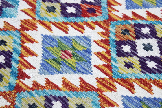 Image 1 of Original Old Style Kelim Afghan 245 X 172 Cm Top Condition