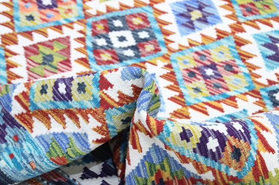 Image 1 of Original Old Style Kelim Afghan 245 X 172 Cm Top Condition