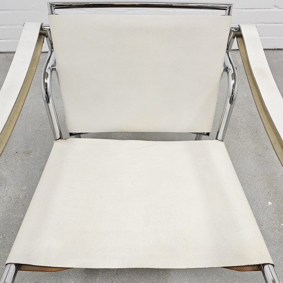Image 1 of Fauteuil Vintage en Cuir Réplique Le Corbusier Lc1