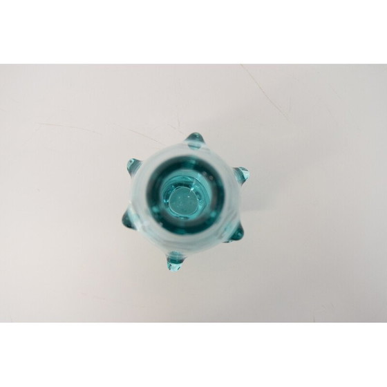 Image 1 of Vase vintage en verre par Miroslav Klinger pour Zelezny Brod Glasswork, Tchécoslovaquie, années 1960