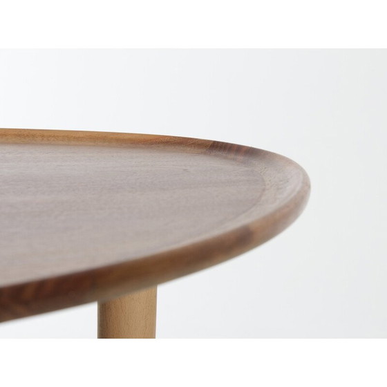 Image 1 of Table basse vintage en noyer et hêtre, Danemark