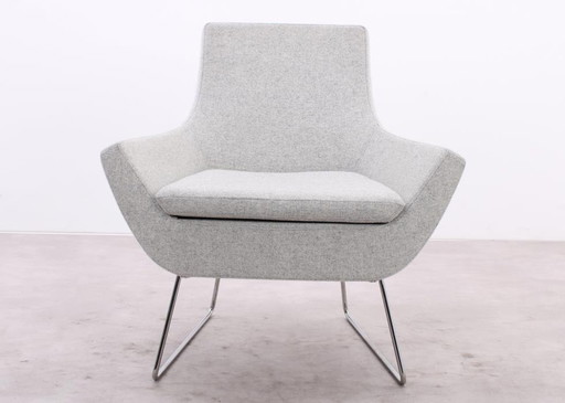 Swedese Happy Easy Fauteuil à dossier bas Gris