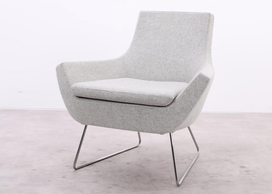 Image 1 of Swedese Happy Easy Fauteuil à dossier bas Gris