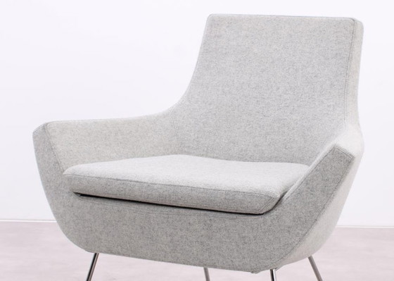 Image 1 of Swedese Happy Easy Fauteuil à dossier bas Gris