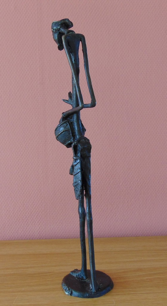 Image 1 of Statue africaine en bronze.