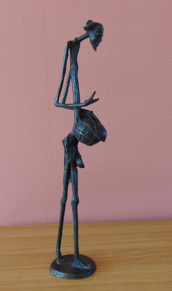 Image 1 of Statue africaine en bronze.