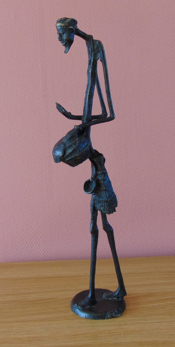 Image 1 of Statue africaine en bronze.