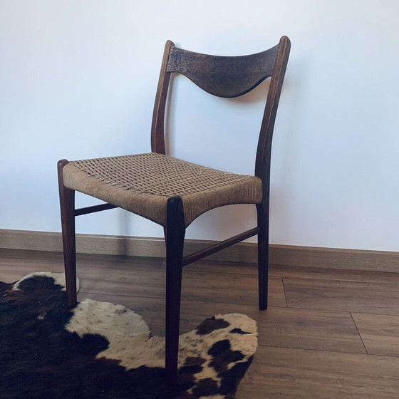 Image 1 of Ensemble de 4 chaises vintage par Arne Wahl Iversen pour Glyngøre Stolefabrik, 1960