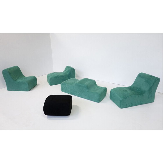 Image 1 of Ensemble de salon vintage "Malitte" par Roberto Matta pour Gavina, Italie, années 1960