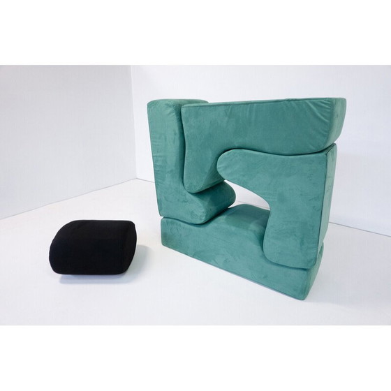 Image 1 of Ensemble de salon vintage "Malitte" par Roberto Matta pour Gavina, Italie, années 1960