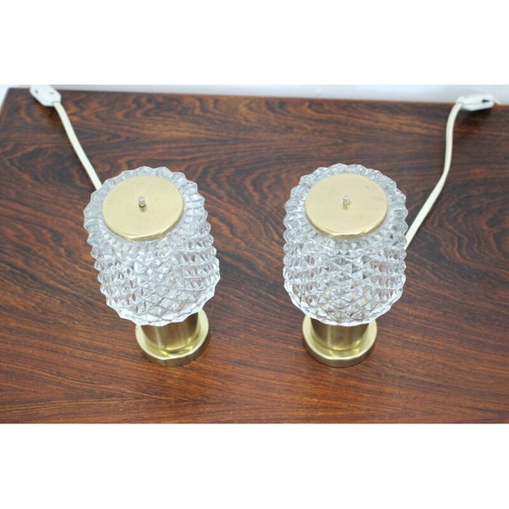 Image 1 of Ensemble de 2 lampes de table vintage par Kamenicky Senov, 1960s