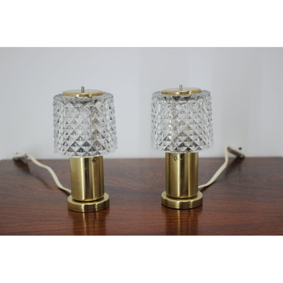 Image 1 of Ensemble de 2 lampes de table vintage par Kamenicky Senov, 1960s
