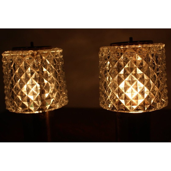 Image 1 of Ensemble de 2 lampes de table vintage par Kamenicky Senov, 1960s