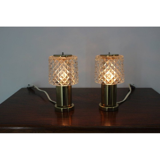 Image 1 of Ensemble de 2 lampes de table vintage par Kamenicky Senov, 1960s