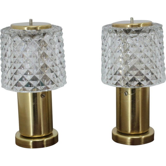 Image 1 of Ensemble de 2 lampes de table vintage par Kamenicky Senov, 1960s
