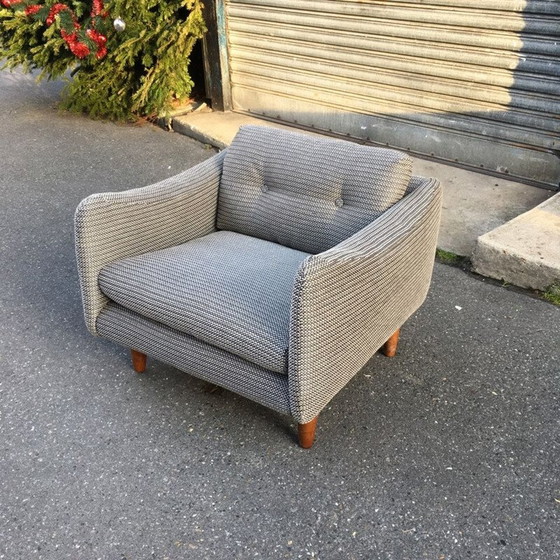 Image 1 of Ensemble de fauteuils vintage par Michel Mortier pour Steiner, France