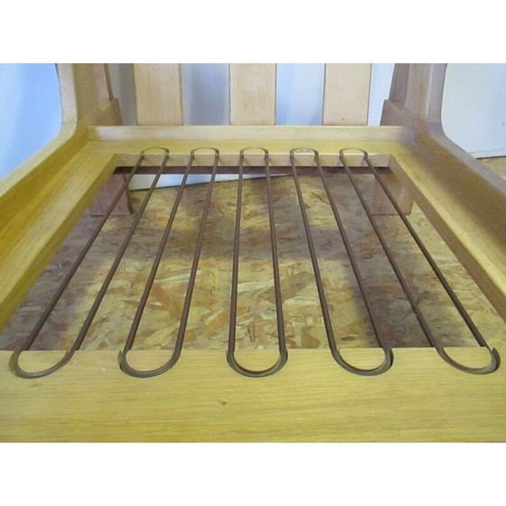 Image 1 of Paire de fauteuils vintage en chêne naturel d'Esko Pajamiès