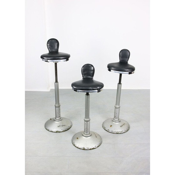 Image 1 of Tabouret pivotant flexible italien vintage