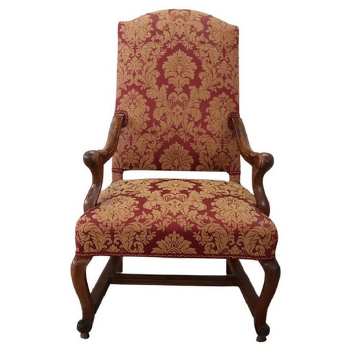 Fauteuil ancien en bois, 18ème siècle