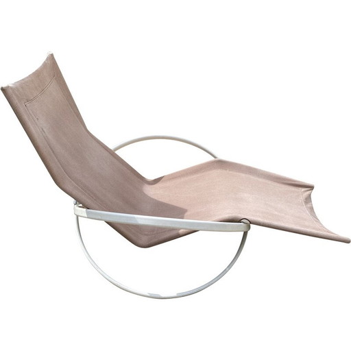 Fauteuil à bascule vintage modèle Jetstar par Roger Lecal, 1975