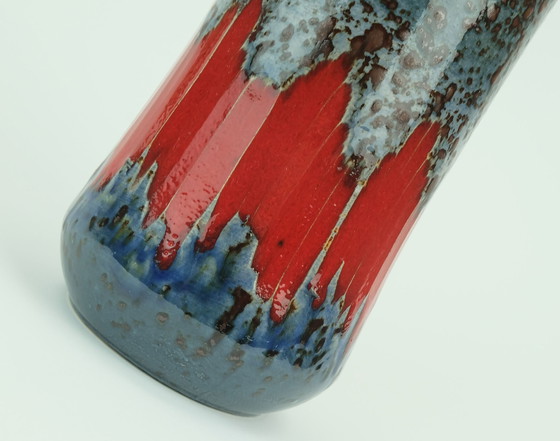 Image 1 of Vintage 1960S 70S West German Scheurich Vase With Lora Decor Model 549-21