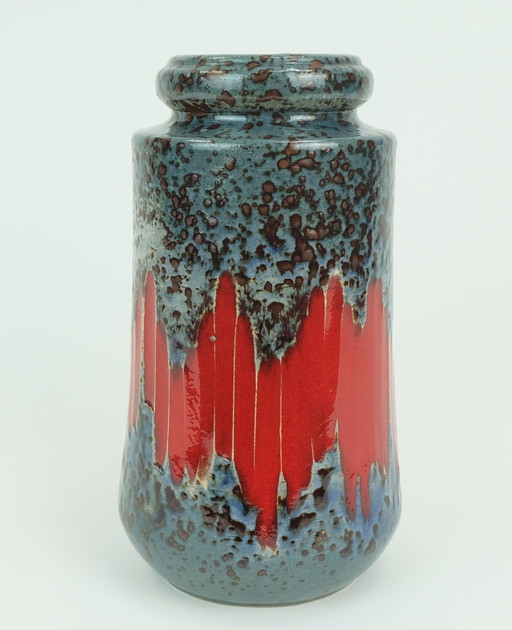 Vintage 1960S 70S West German Scheurich Vase With Lora Decor Model 549-21